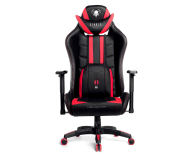 Diablo Chairs X-Ray 2.0 King Size Czarno-czerwony - 1208641 - zdjęcie 1